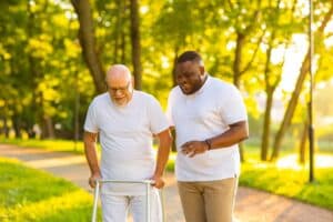 In-Home Care: Walking for Seniors in Tracy, CA