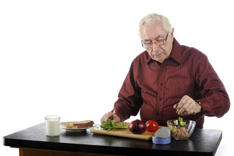 Personal care at home can help seniors understand appropriate portion sizes.