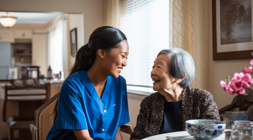 Personal care at home is one of many types of home care to helps seniors age in place.
